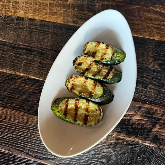Grilled Zucchini Side.
