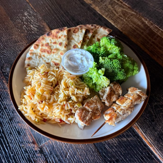 Chicken Souvlaki.