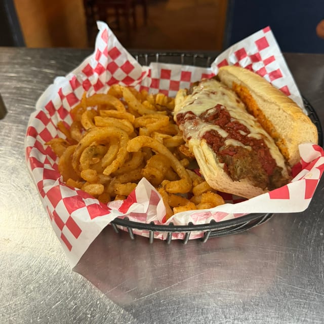 Half Sausage Sub.