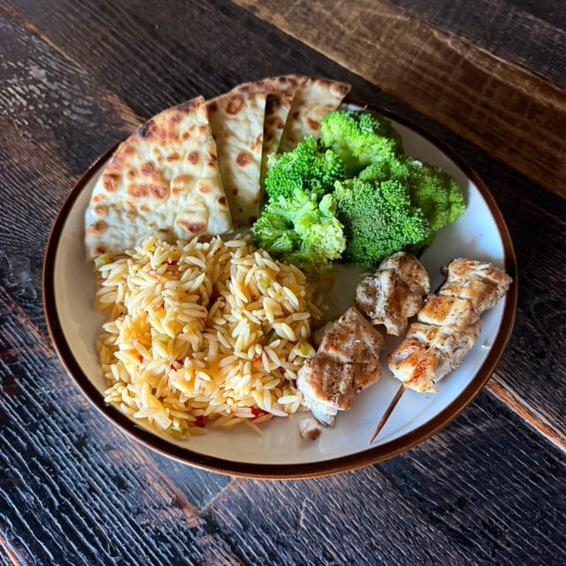 Chicken Souvlaki.