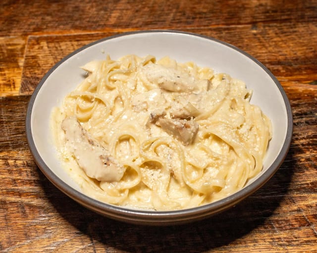 Fettuccine Alfredo.