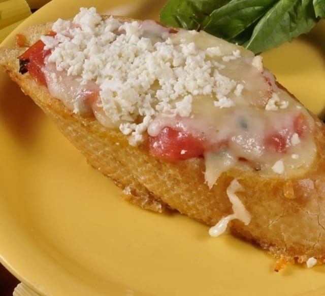 Slice Mediterranean Bread.