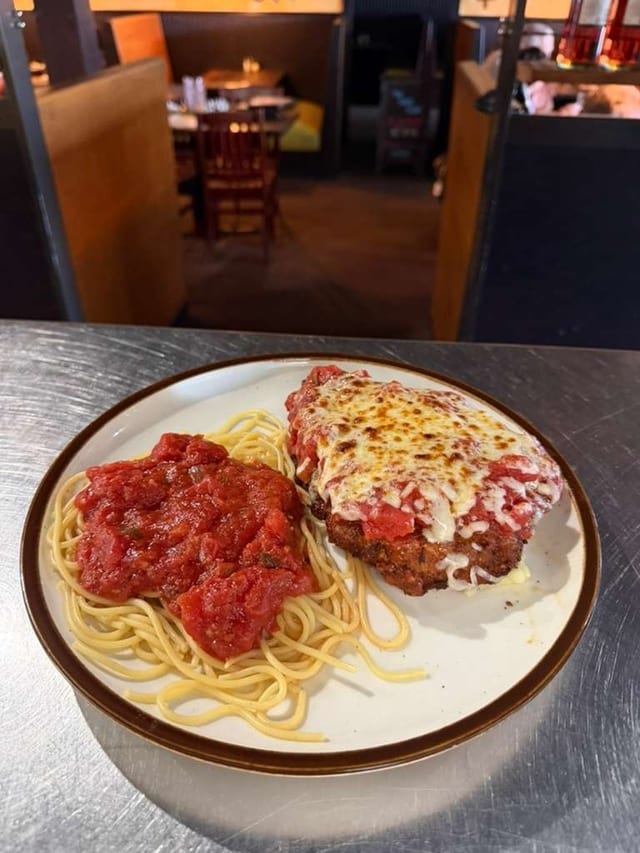Chicken Parmigiana.