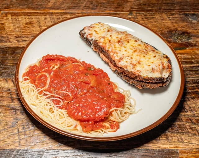 Full Tray Eggplant Parmigiana.