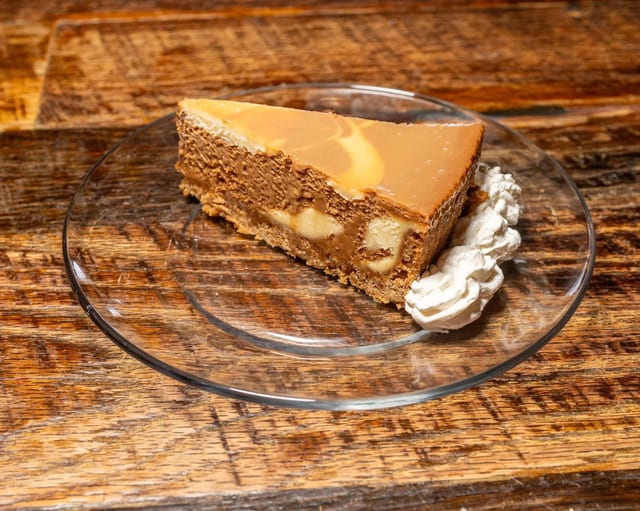 Caramel Sea Salt Cheesecake.