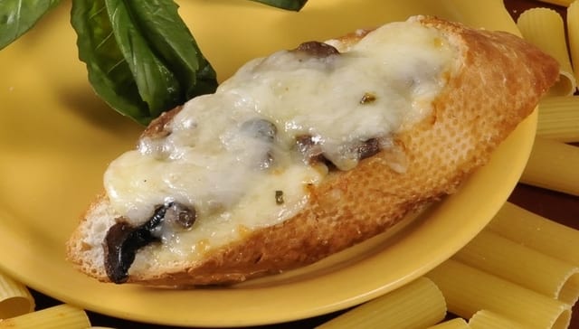Slice Mushroom Bread.
