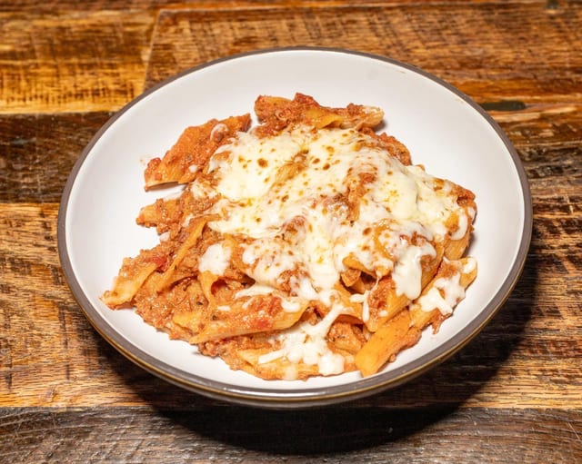 1/2 Tray Baked Penne.